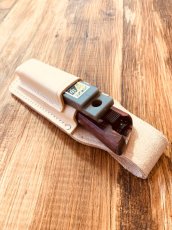 画像3: 拘りの木製グリップカッターナイフ！FAEL(ファエル）プレミアムウッドスタイルカッター　オートロック式　カッター＆替刃収納革ケース同時購入選択可 (3)