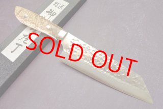 越前打ち刃物 増谷刃物 訓平作 ダマスカス VG10DPゴールド