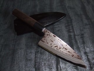 お得セット 積層流鏡面仕上げ 本鍛造 鳳皇琳 白紙2号 紫檀柄シリーズ - 川口 調理器具